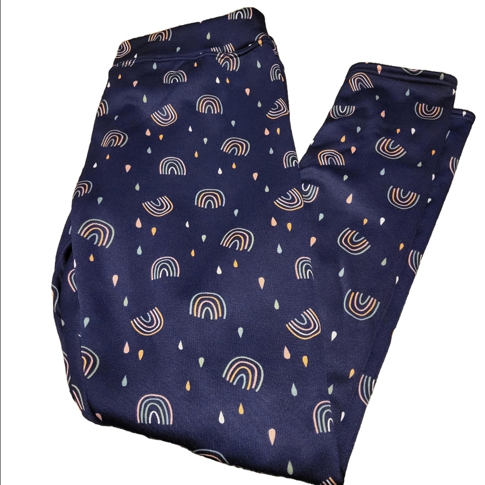 Colorful Rainbow Print Leggings size large